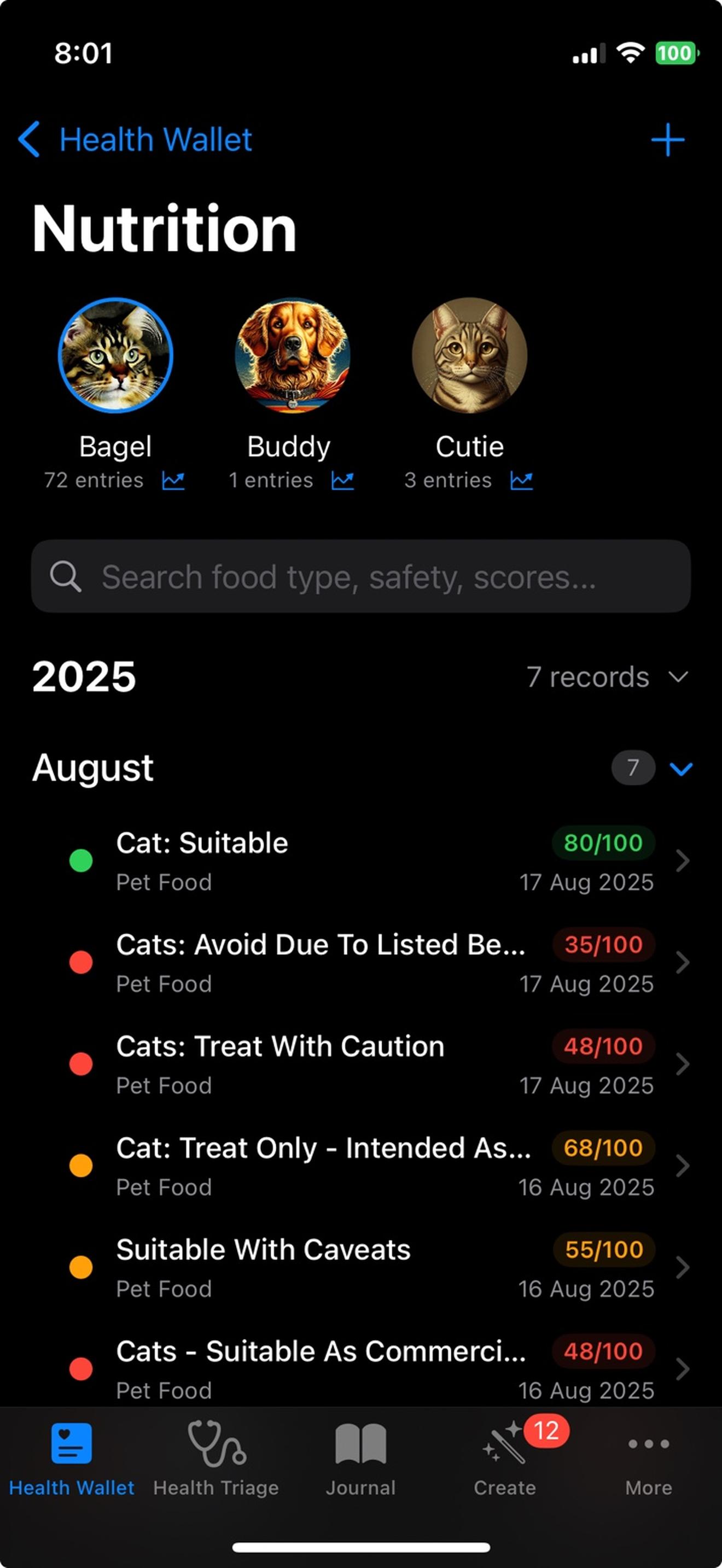 Pet Food Nutrition Analysis